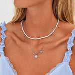 Hushmode - Temi Pearl Silver Necklace 3