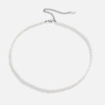 Hushmode - Temi Pearl Silver Necklace 4