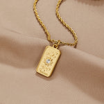 Hushmode - The Sun Tarot Pendant Necklace 3
