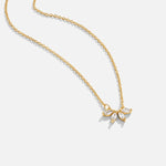 Hushmode - Crystal Leaf Pendant Necklace 1