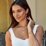 Hushmode - Turquoise Stone Coin Necklace 3