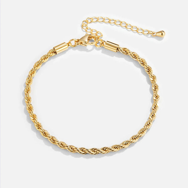 Hushmode - Twisted 18K Gold Bracelet