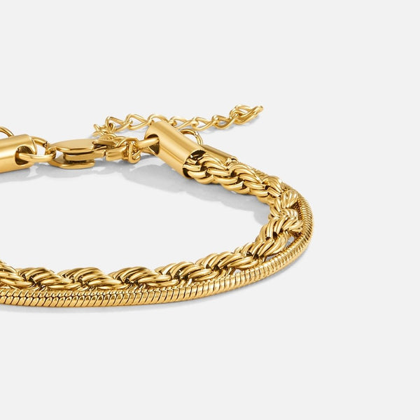 Hushmode - Twisted Leila Layered Bracelet