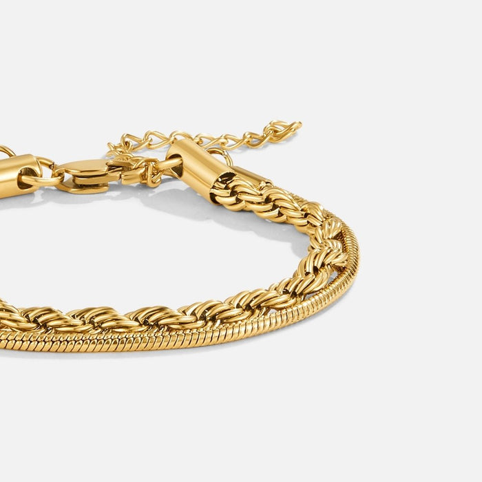 Hushmode - Twisted Leila Layered Bracelet
