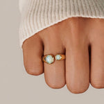 Hushmode - Vintage Aquamarine Wrap Ring 2