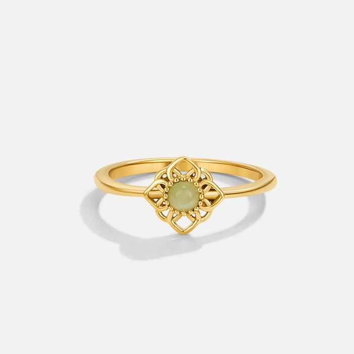 Hushmode - Lotus Opal Ring