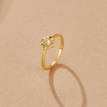 Hushmode - Lotus Opal Ring 4