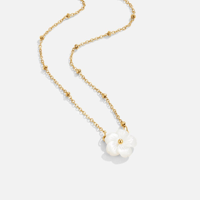 Hushmode - White Blossom Flower Necklace