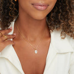 Hushmode - White Opal Necklace 3