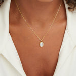 Hushmode - White Opal Necklace 4