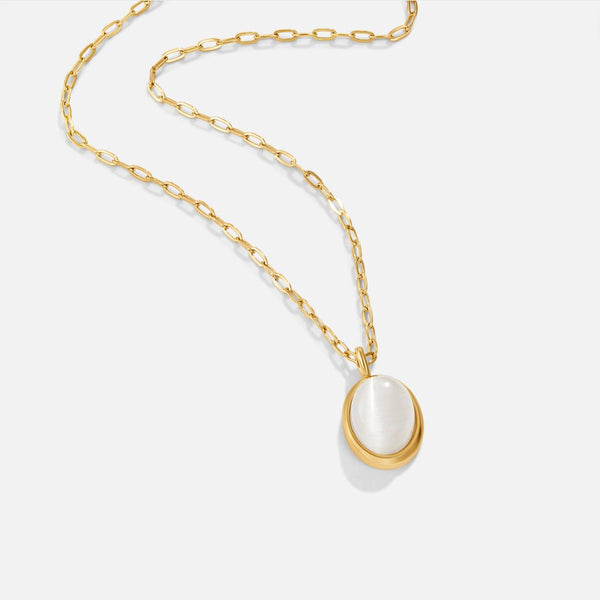 Hushmode - White Opal Necklace