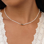 Hushmode - White Selene Bead Necklace 2