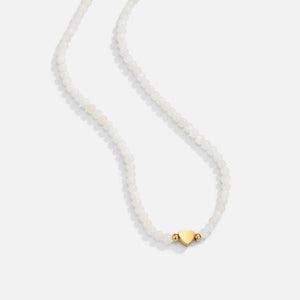 Hushmode - White Selene Bead Necklace