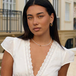 Hushmode - White Selene Bead Necklace 4