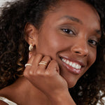 Hushmode - “Wrap Me” Pearl & Crystal Ring 7