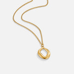 Hushmode -  Geometric Gold Necklace 1